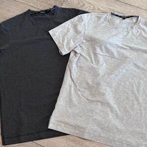 Public Rec T Shirt Men's Large Workout Stretch Performance Pima Cotton Lot Of 2